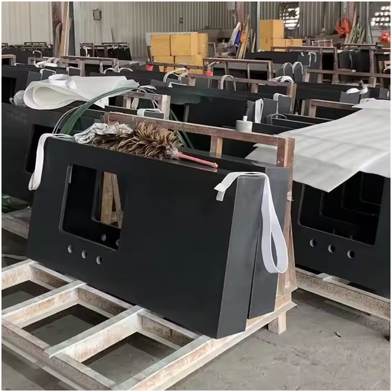 Wall Floating Black Granite Vanity Top