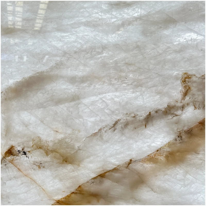 Backlit Cristallo Quartzite Polished Slabs Backlit Cristallo Quartzite Polished Slabs