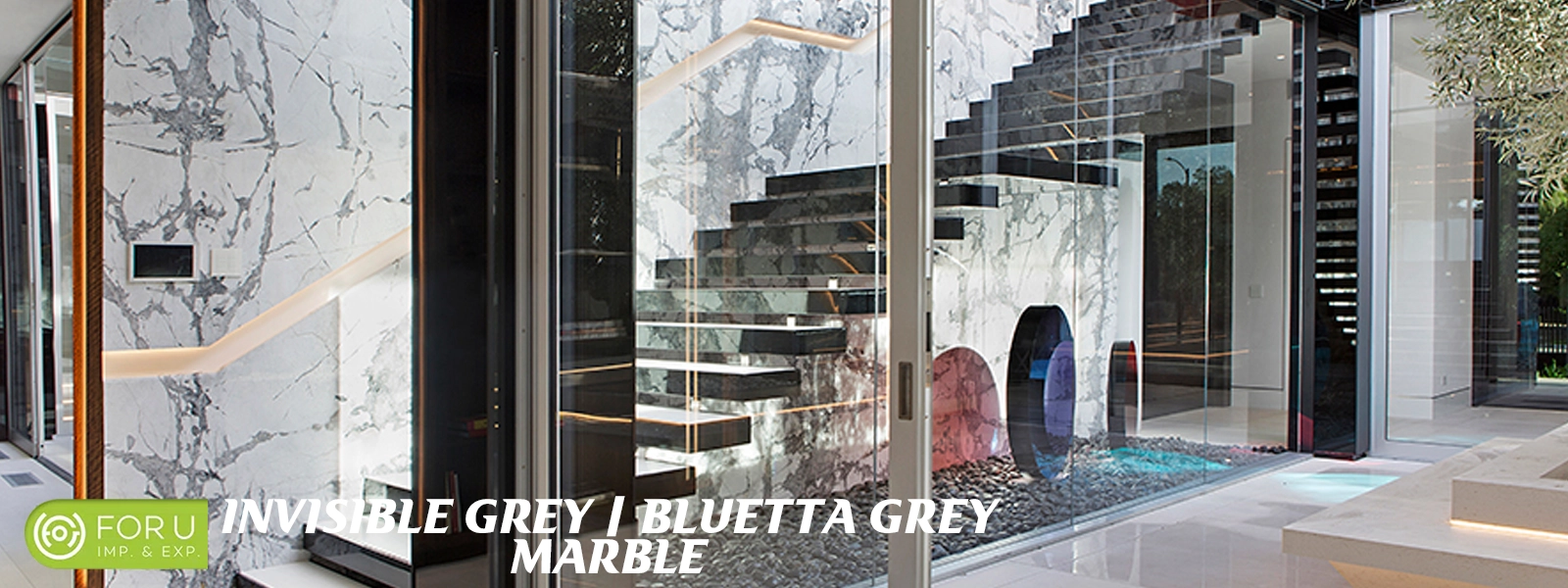 Bluetta Grey Marble Villa Indoor Wall Designs FOR U STONE Bluetta Grey Marble Villa Indoor Wall Designs FOR U STONE