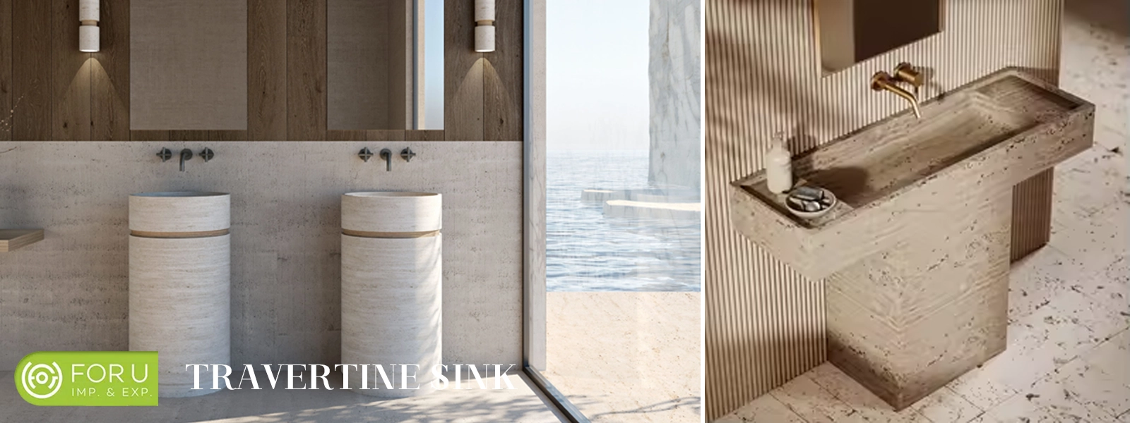Beige Travertine Pedestal Wash Basin Projects FOR U STONE Beige Travertine Pedestal Wash Basin Projects FOR U STONE