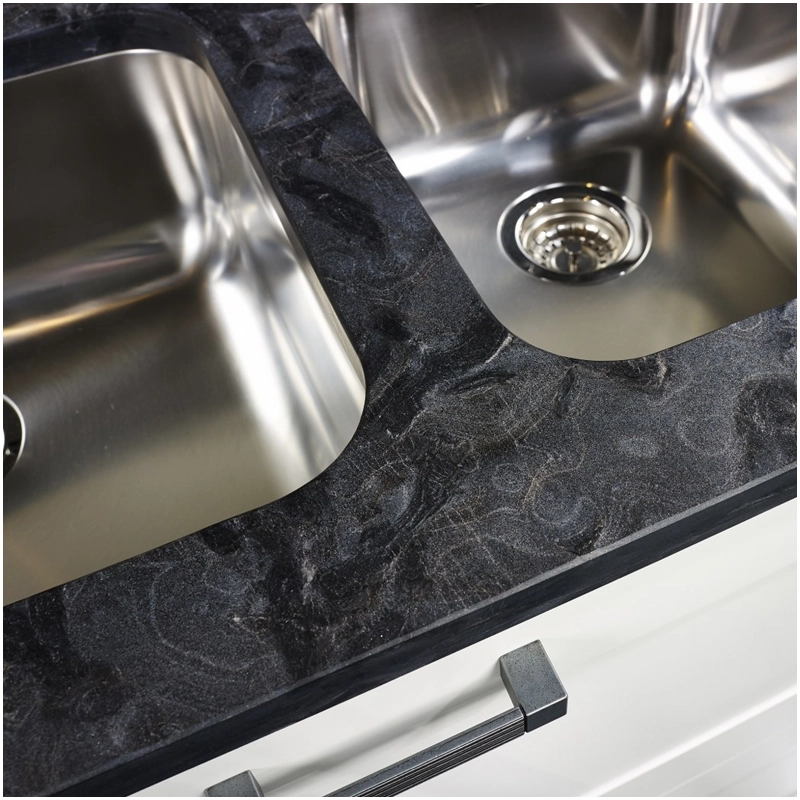 Leathered Matrix Black Quartzite Countertops FOR U STONE Leathered Matrix Black Quartzite Countertops FOR U STONE