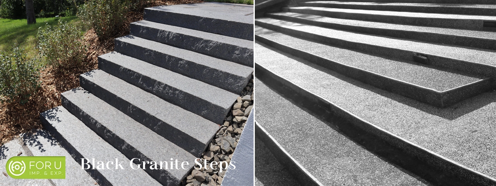 Black Granite Outdoor Step Factory FOR U STONE Black Granite Outdoor Step Factory FOR U STONE