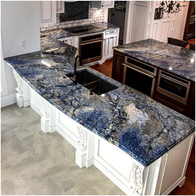 Blue Bahia Granite Kitchen Worktops Supplier FOR U STONE Blue Bahia Granite Kitchen Worktops Supplier FOR U STONE