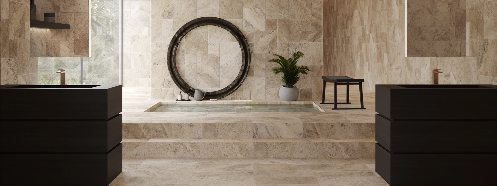 Jura Beige Limestone Tiles For Luxury Villa Bathroom FOR U STONE Jura Beige Limestone Tiles For Luxury Villa Bathroom FOR U STONE