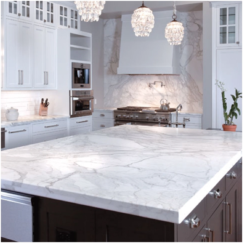 White Marble Island Countertops Factory FOR U STONE White Marble Island Countertops Factory FOR U STONE