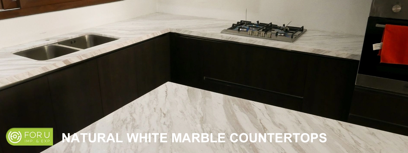 White Marble Kitchen Countertops Factory in China FOR U STONE White Marble Kitchen Countertops Factory in China FOR U STONE