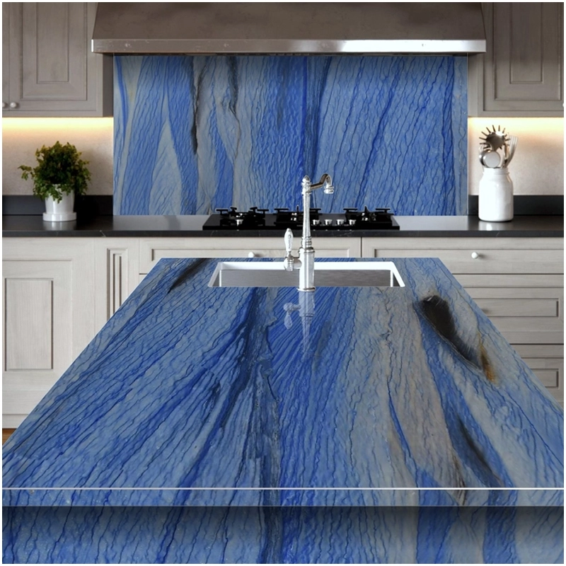 Azul Macuabas Quartzite Countertops Factory FOR U STONE Quartz Slabs
