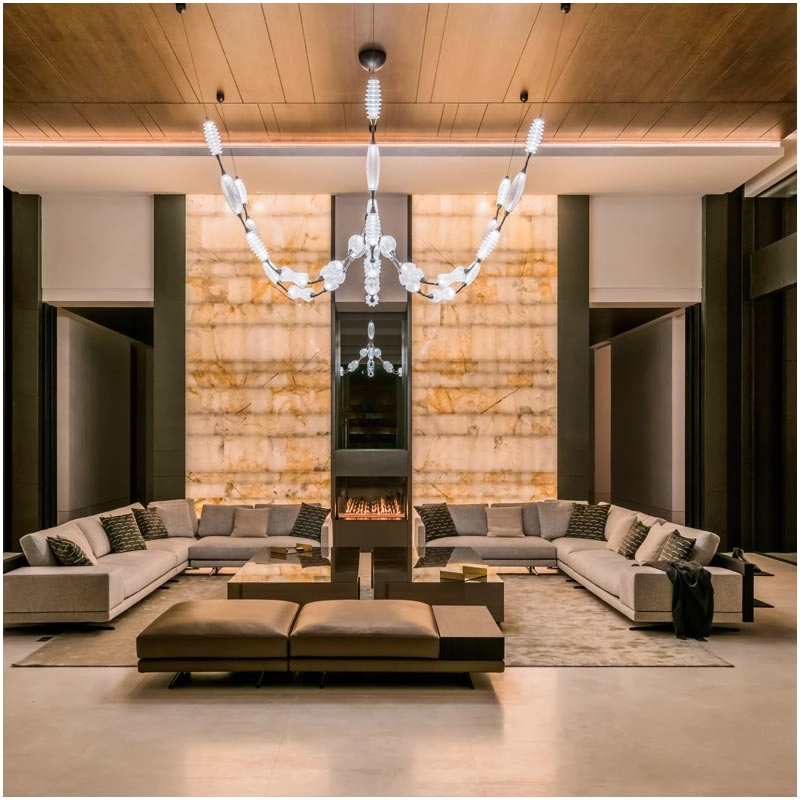 Backlit Onyx Marble Feature Wall Villas Project FOR U STONE Backlit Onyx Marble Feature Wall Villas Project FOR U STONE