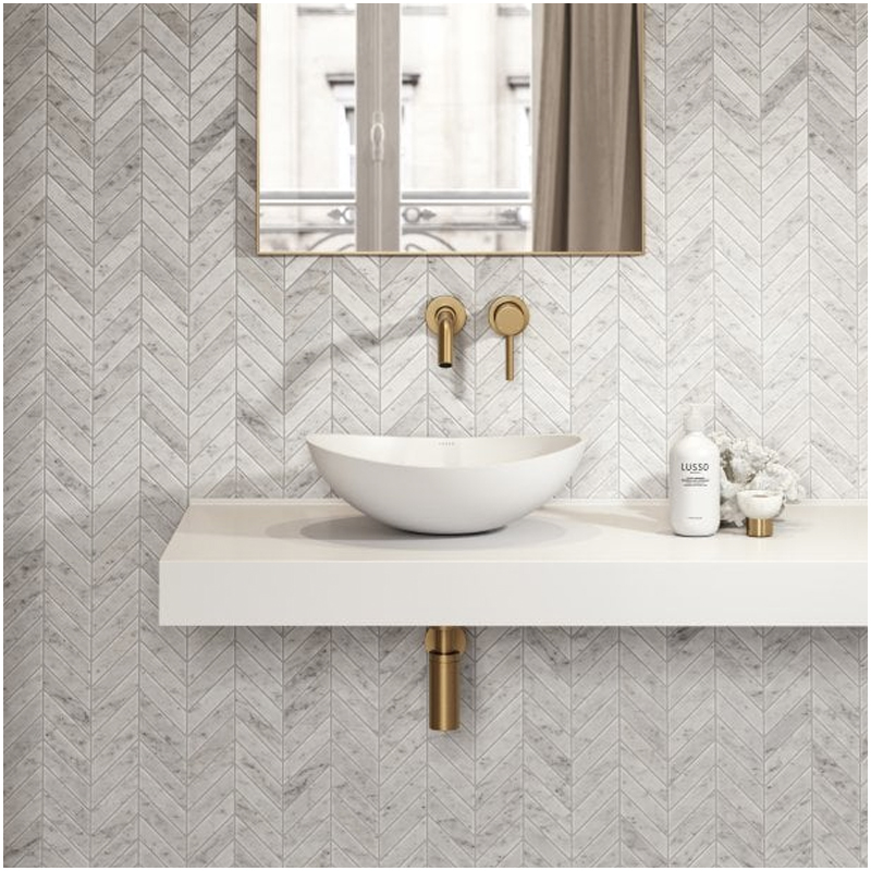 Carrara Marble Mosaic Bathroom Designs FOR U STONE Carrara Marble Mosaic Bathroom Designs FOR U STONE