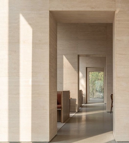 Beige Travertine Interior Wall Facade Tiles FOR U STONE Beige Travertine Interior Wall Facade Tiles FOR U STONE