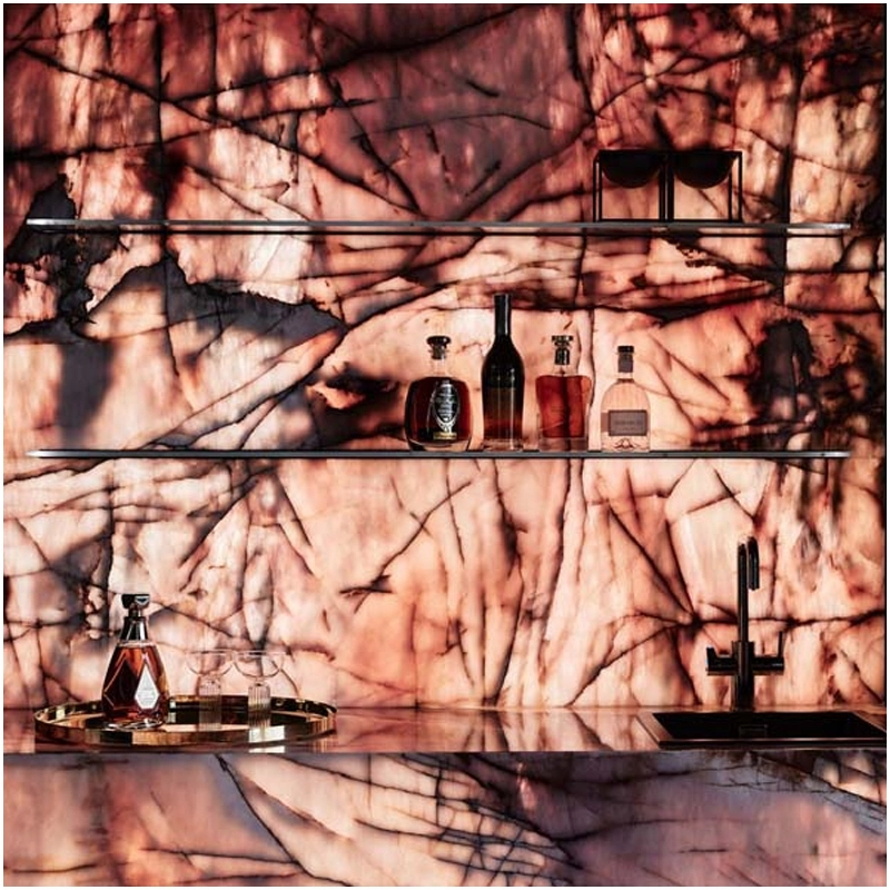 Cosmopolitan Cristallo Quartzitе Backlit Wall Projects FOR U STONE