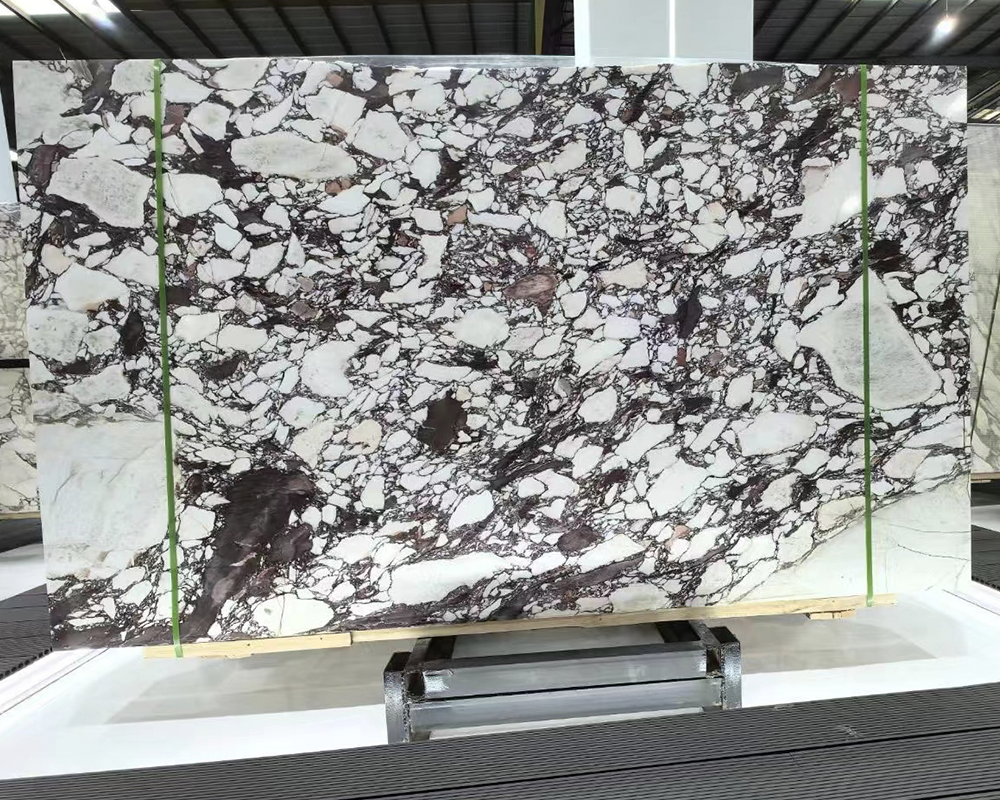 Italian Calacatta Viola Marble Polished Slab x x . cm
