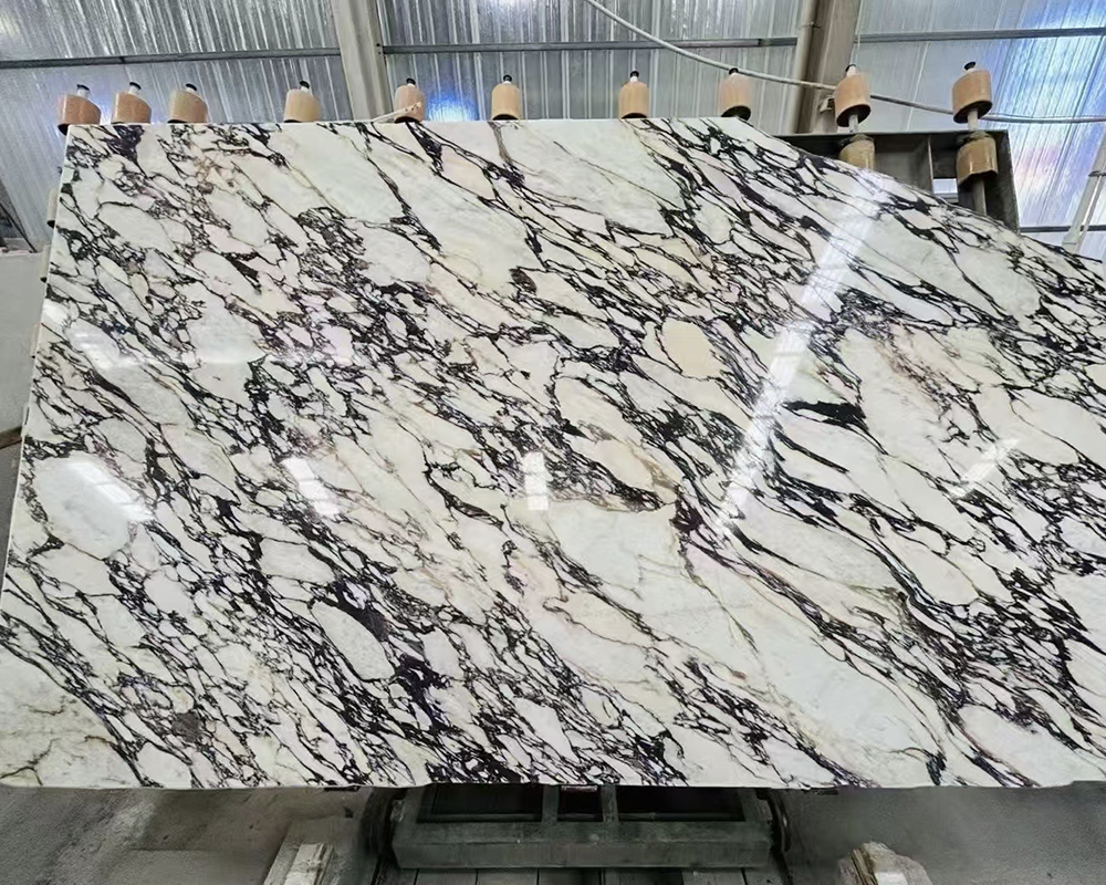 Italian Calacatta Viola Marble Polished Slab