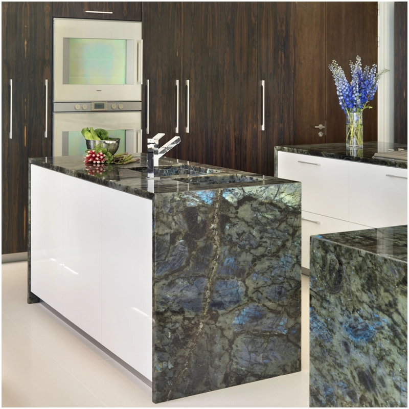 Labradorite Blue Lemurian Granite Kitchen Countertops Projects FOR U STONE Labradorite Blue Lemurian Granite Kitchen Countertops Projects FOR U STONE