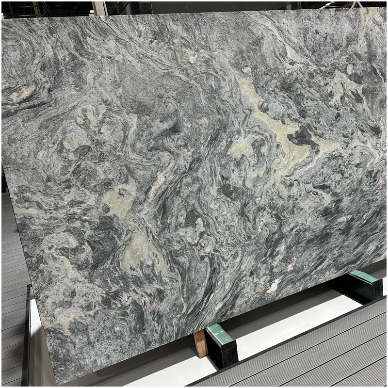 Amazon Quartzite Grooved Slabs
