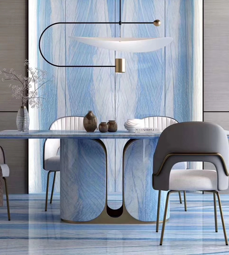 Azul Macaubas Blue Quartzite Luxury Interior Projects FOR U STONE