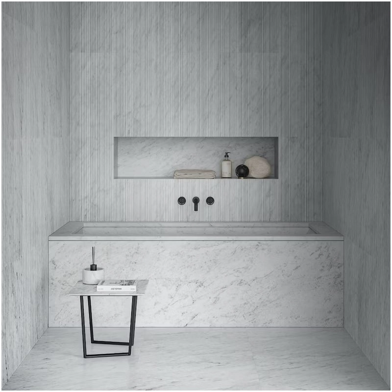 Bianco Carrara Marble Bathroom Deco FOR U STONE