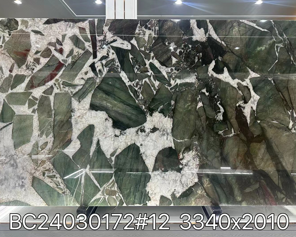 Botanic Wave Green Cristallo Quartzite