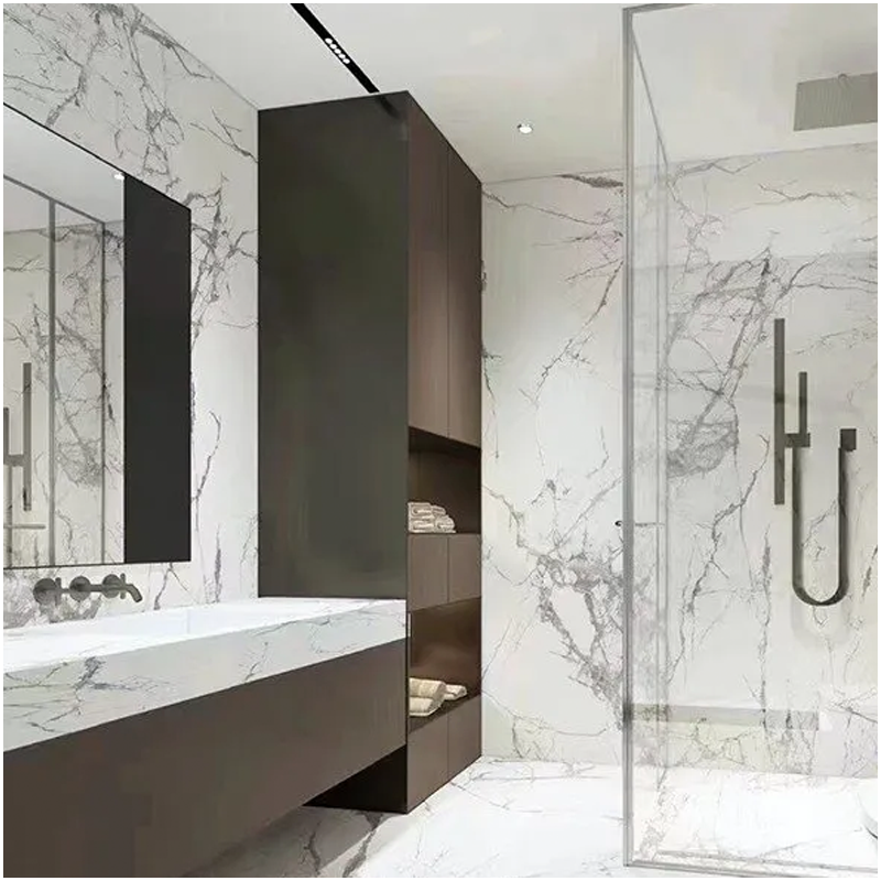 Calacatta White Sintered Stone Bathroom Deco FOR U STONE Calacatta White Sintered Stone Bathroom Deco FOR U STONE