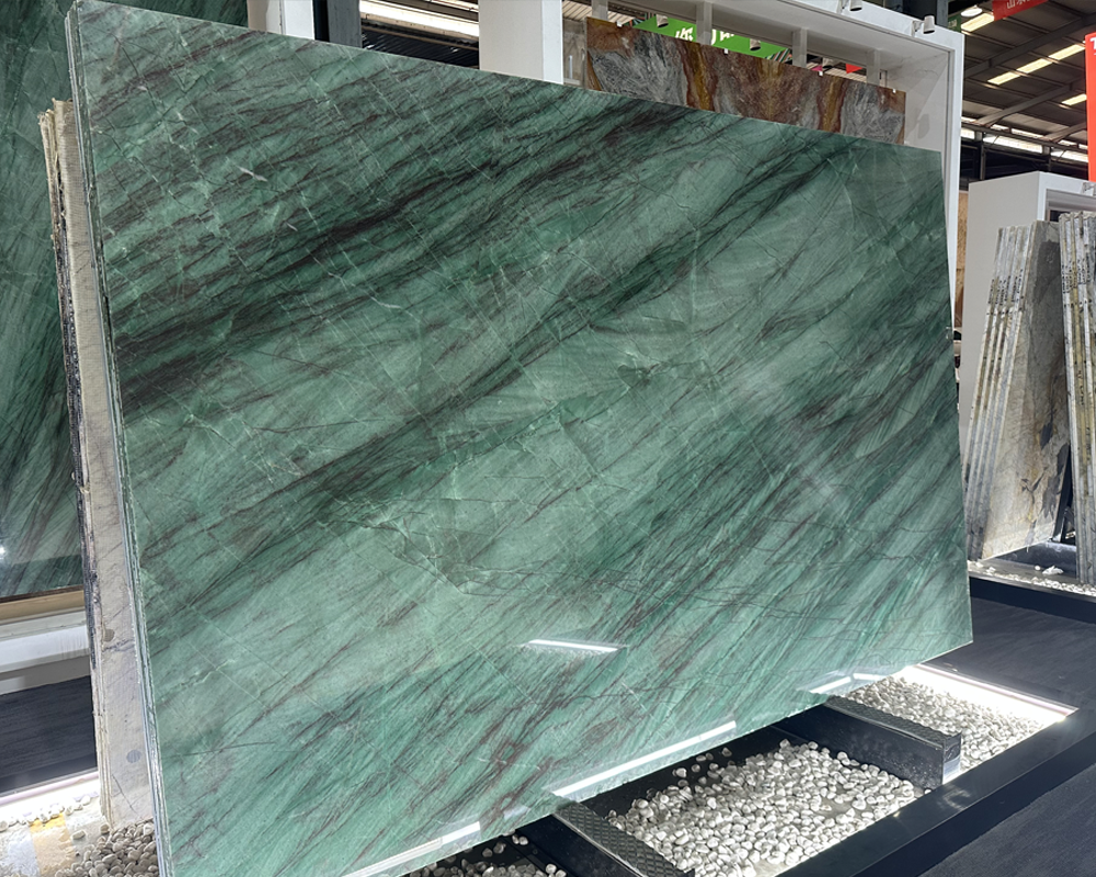Emerald Green Exotic Quartzite Slabs
