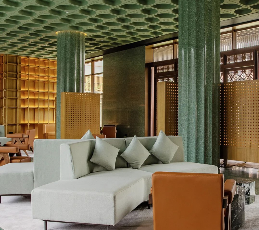 Green Terrazzo Lobby APRIL RESORT HOTEL