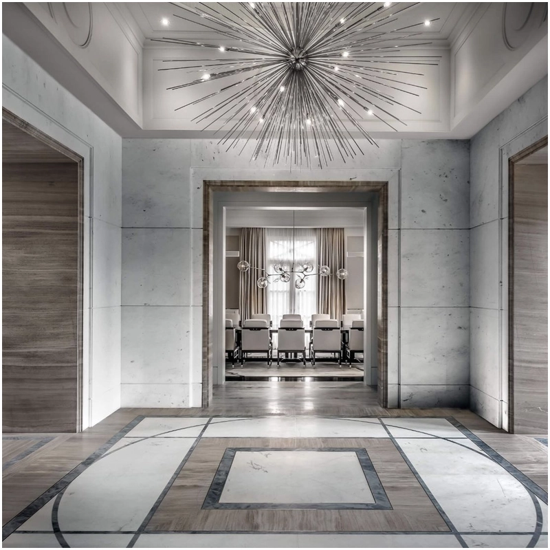 Natural Marble Villa Hallway Projects FOR U STONE Natural Marble Villa Hallway Projects FOR U STONE