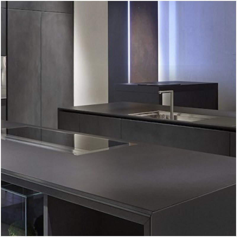 Pure Black Ultracompact Kitchen Countertops FOR U STONE Pure Black Ultracompact Kitchen Countertops FOR U STONE