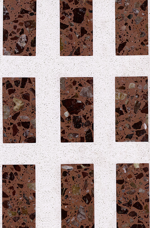 Red And White Terrazzo FORUA