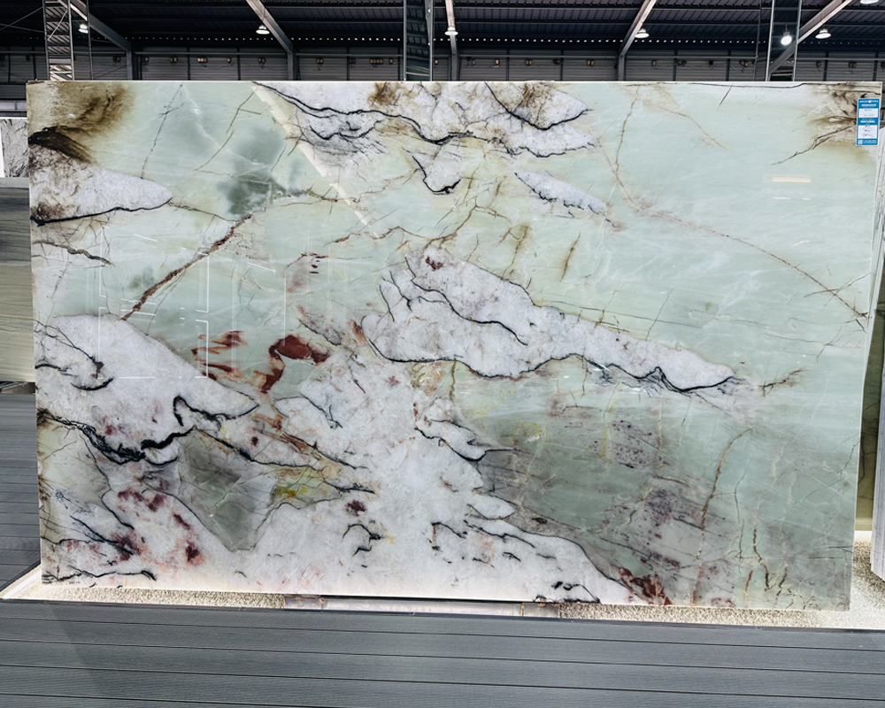 Tiffany Cristallo Quartzite Slabs