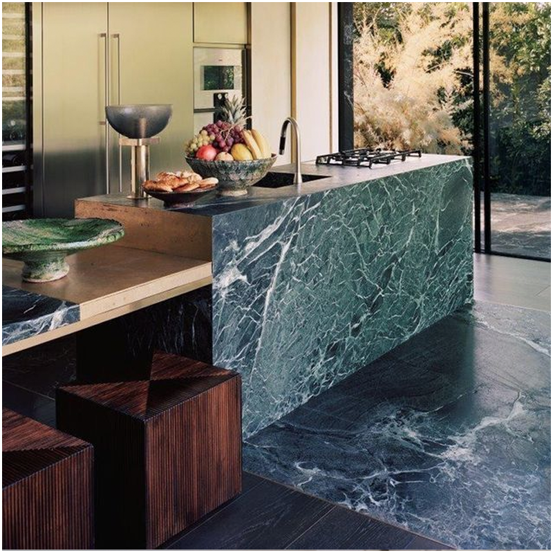 Verde Alpi Green Marble Kitchen Countertops in USA Villa FOR U STONE Verde Alpi Green Marble Kitchen Countertops in USA Villa FOR U STONE