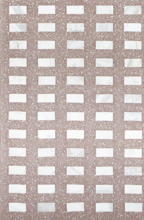 White Marble Chip Brown Terrazzo FORUA