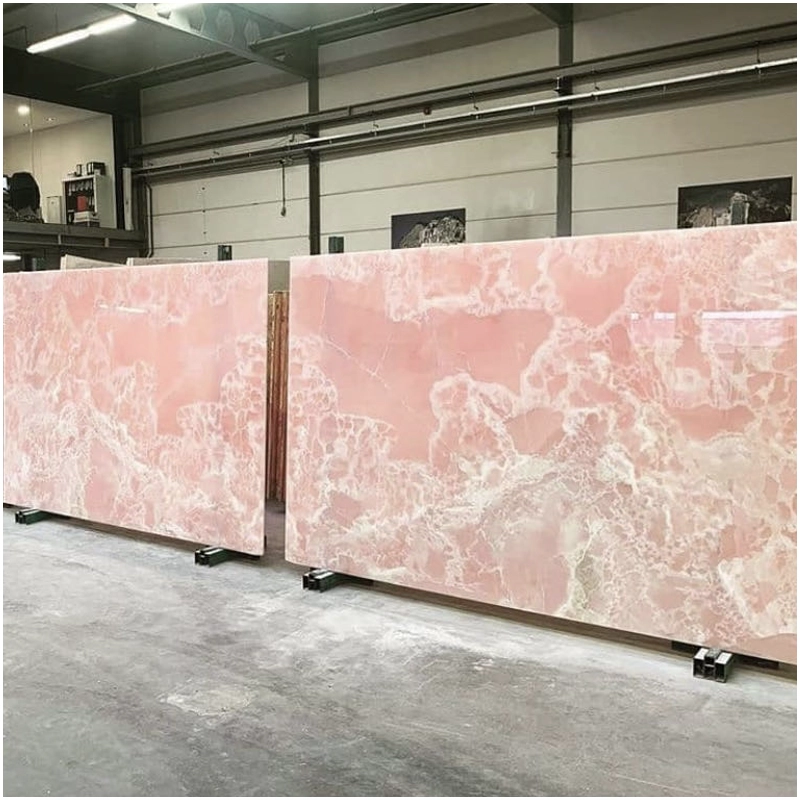 Chinese Leading Polished Pink Onyx Marble Slabs Inventory FOR U STONE Chinese Leading Polished Pink Onyx Marble Slabs Inventory FOR U STONE
