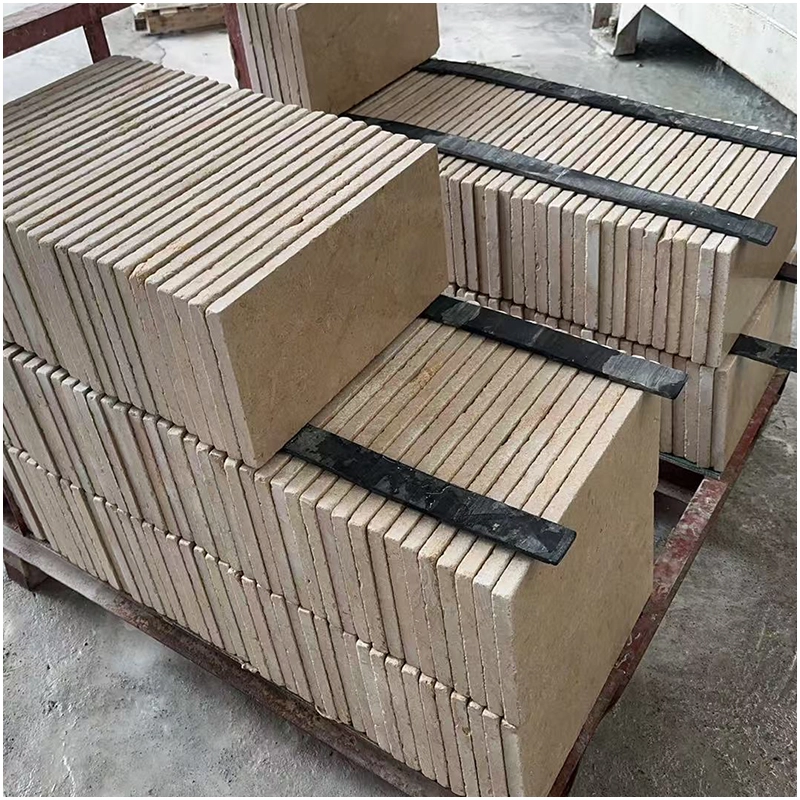 Brushed and Tumbled Limestone Tile