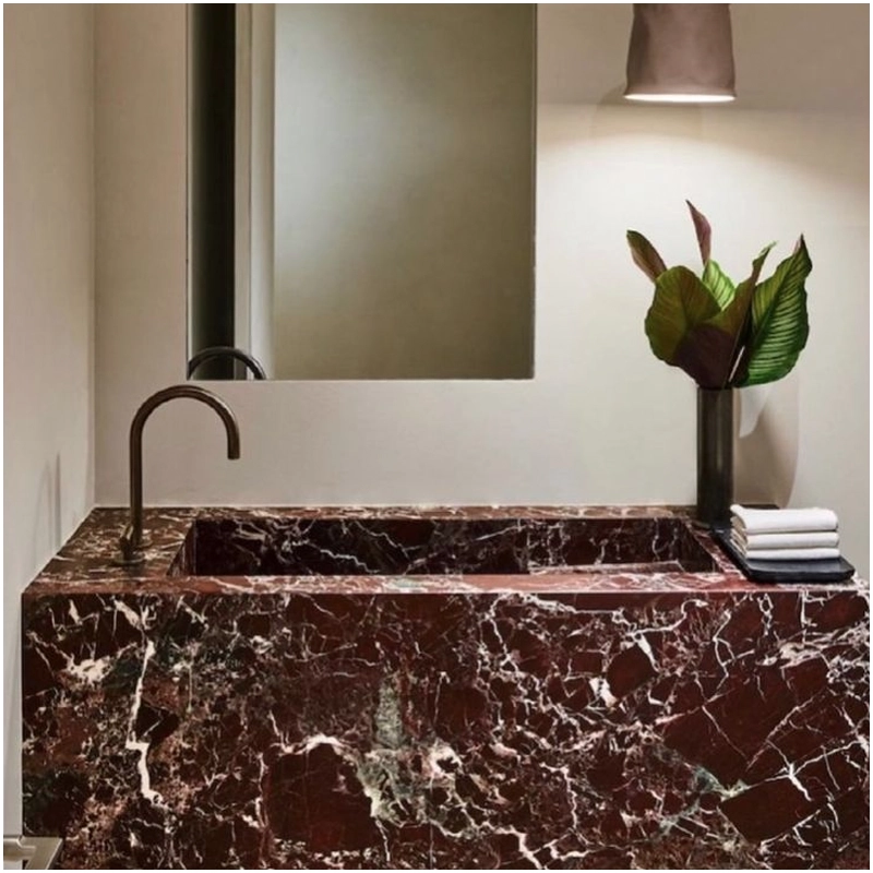 Rosso Levanto Marble Vanity Top Projects FOR U STONE Rosso Levanto Marble Vanity Top Projects FOR U STONE