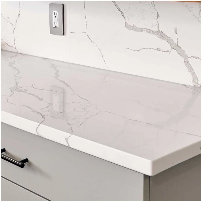 Calacatta White Quartz Kitchen Worktops Q Quartz Calacatta White Quartz Kitchen Worktops Q Quartz