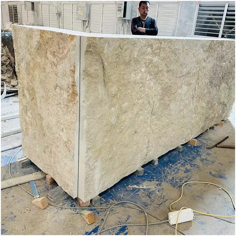 Limestone Reception Front Desk Limestone Reception Front Desk