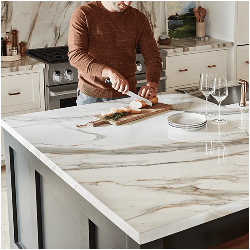 Top Quality Calacatta Quartz Slabs and Countertops Supplier FOR U STONE Top Quality Calacatta Quartz Slabs and Countertops Supplier FOR U STONE