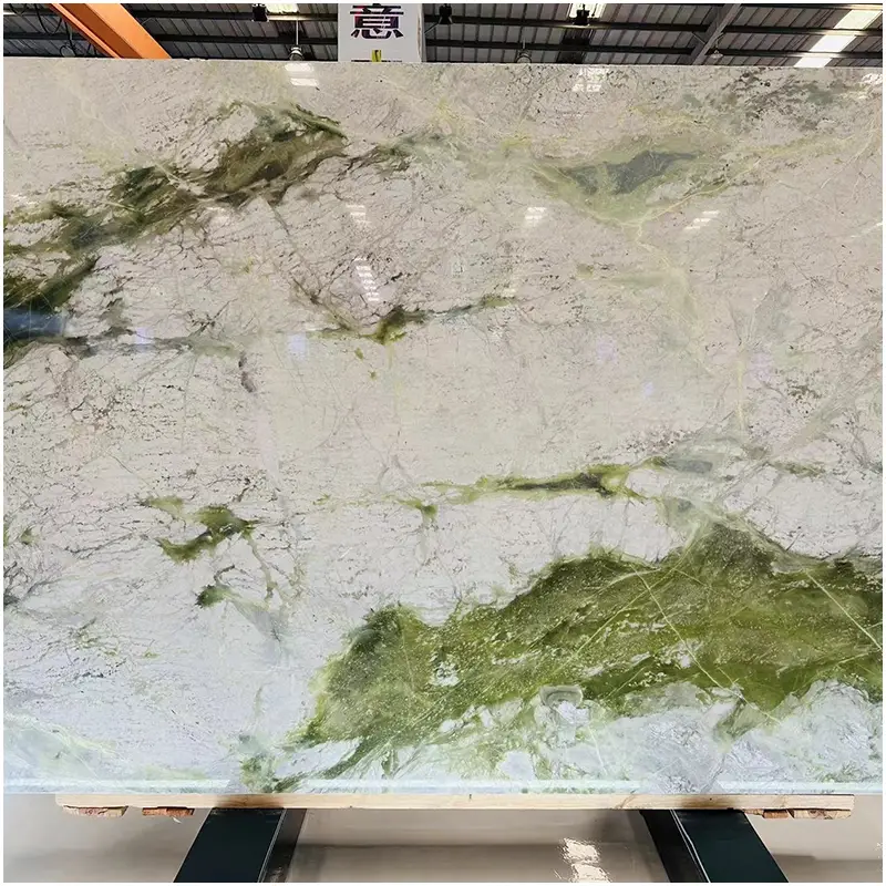 Verde Fiamma Marble Jumbo Slabs
