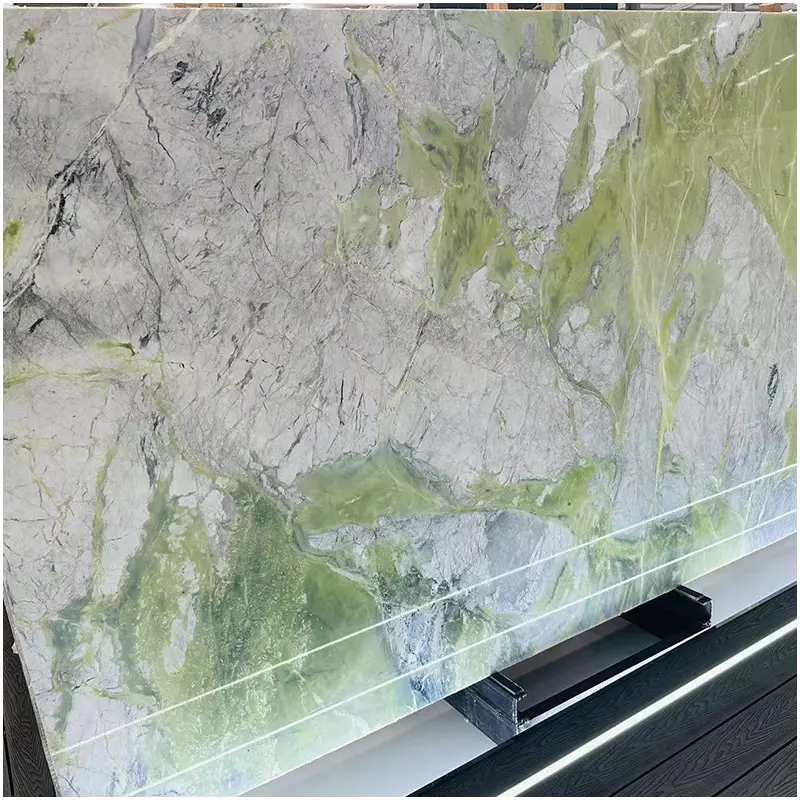 Verde Fiamma Marble Polished Slabs