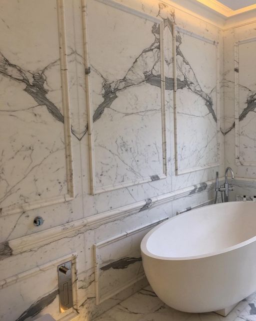 luxury bathroom marble