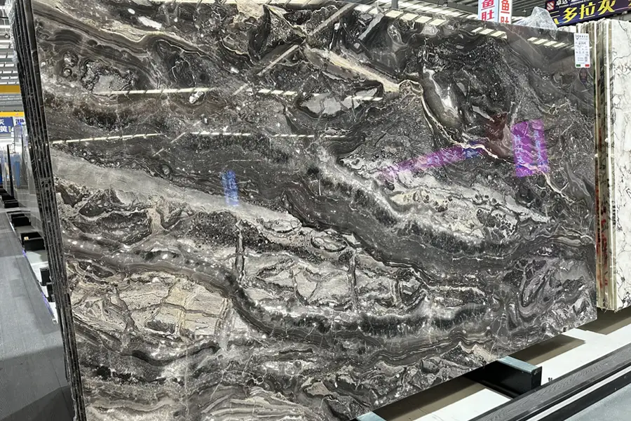 Arabescato Orobico Grigio Marble mm Slab