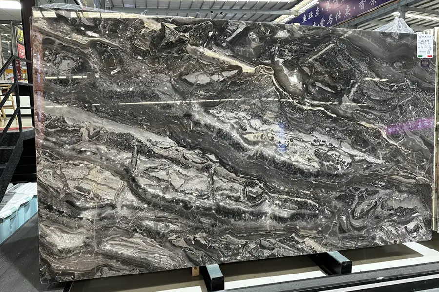 Arabescato Orobico Grigio Marble Slab