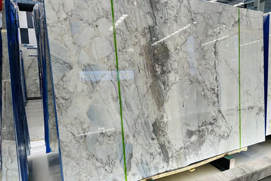 Asian Calacatta Grey Marble Slabs