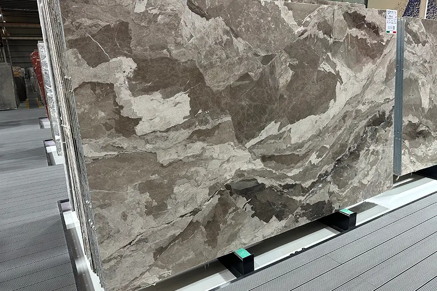 Camouflage Grey Marble Polished Slabs