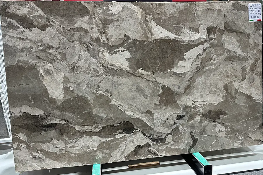 Camouflage Grey Marble Slabs