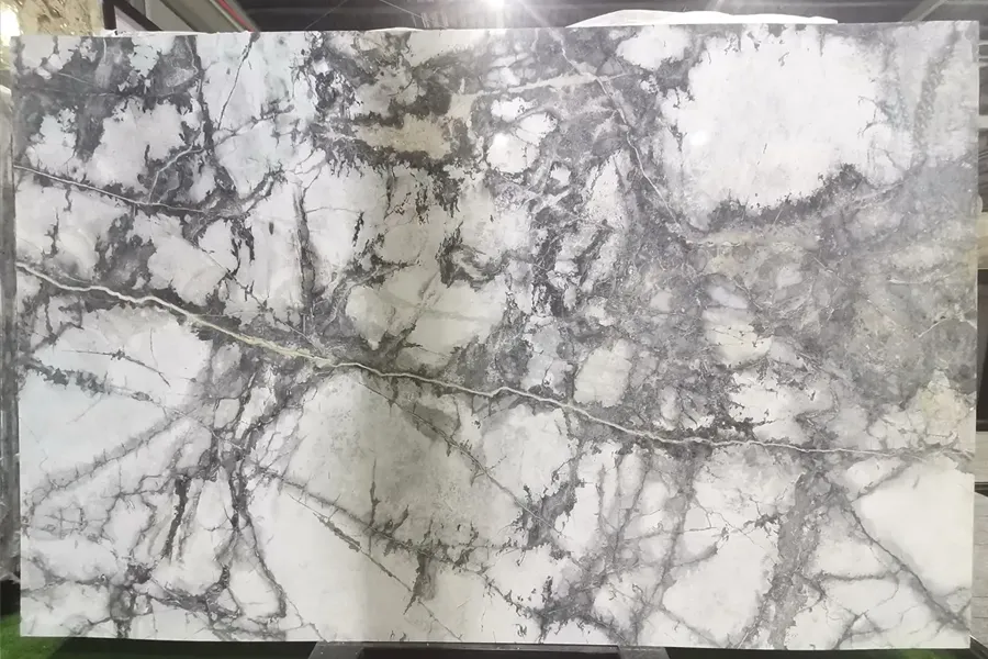 Invisible Grey Marble Polished Slabs