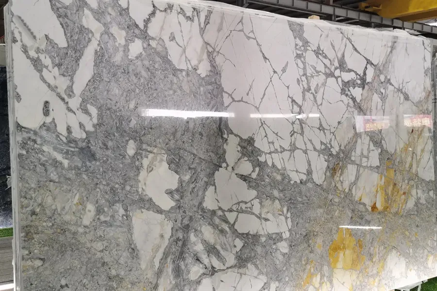 Invisible Grey Marble Slab