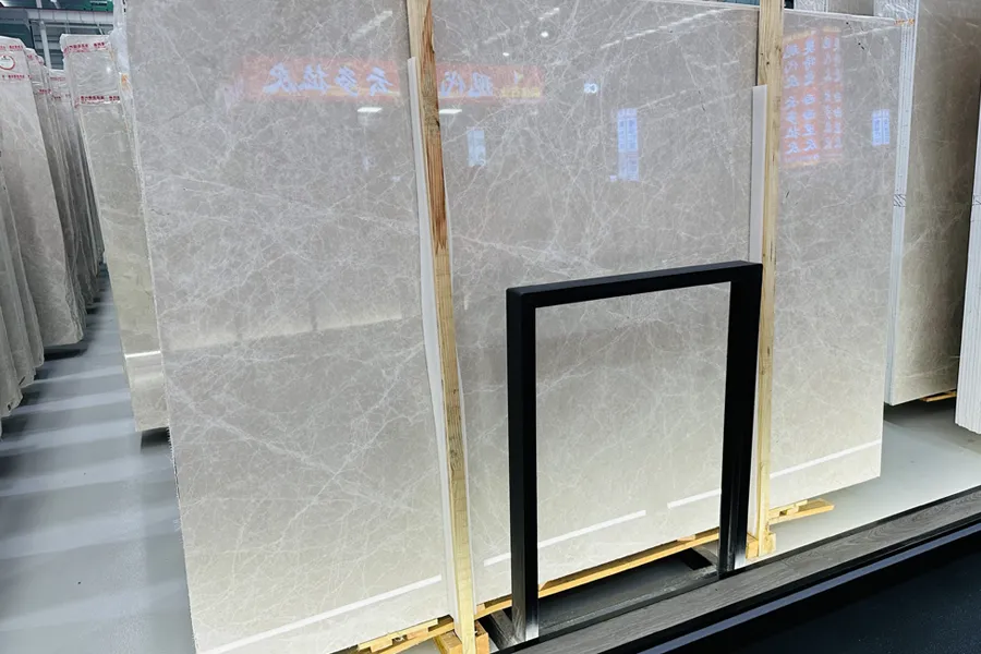 Modern Grey Marble Slab