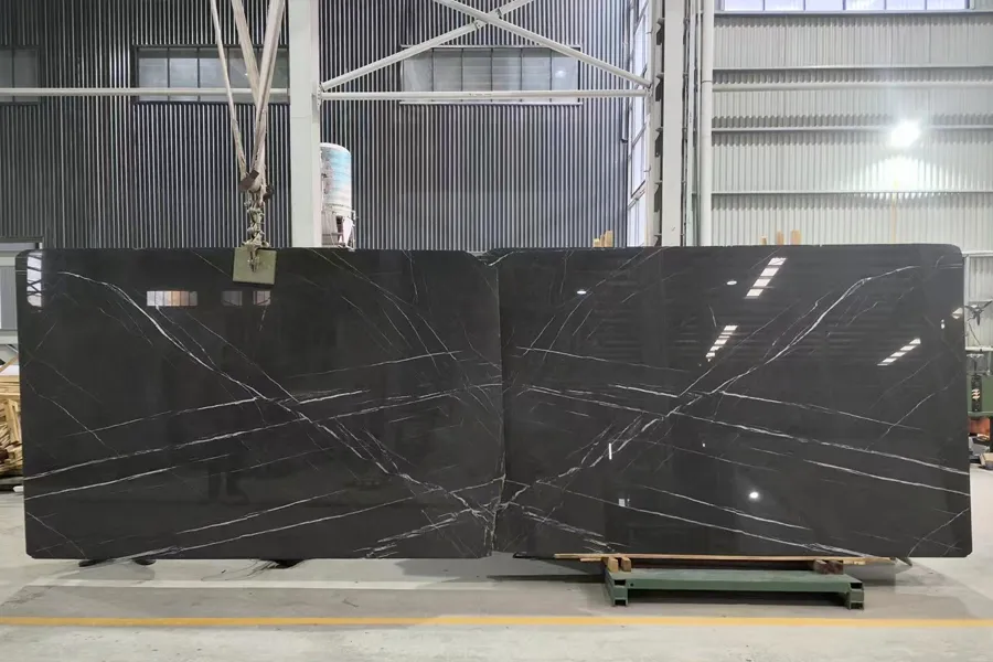 Pietra Grey Polished Marble Slab