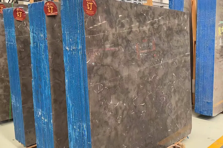 St. Martin Grey Marble Polished Slab